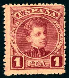CADETE. 1 PESETA. Muy bonito ejemplar, centraje normal de la emisi�n.